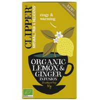 Clipper Organic Lemon & Ginger Tea